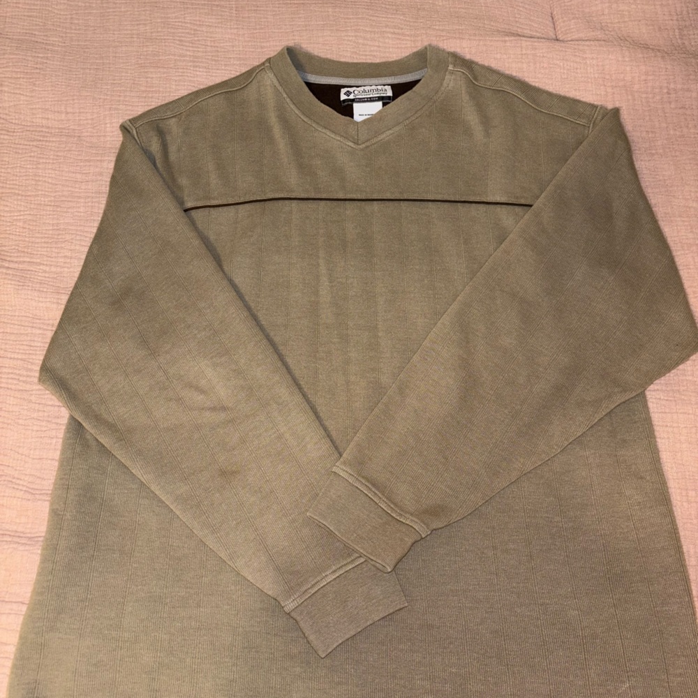 Columbia Tan Crewneck Sweater